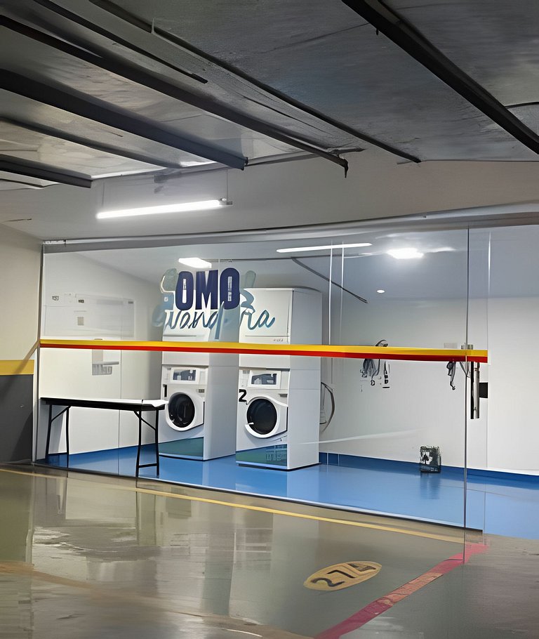 V614 Flat vision moderno. Até 4 hóspedes.