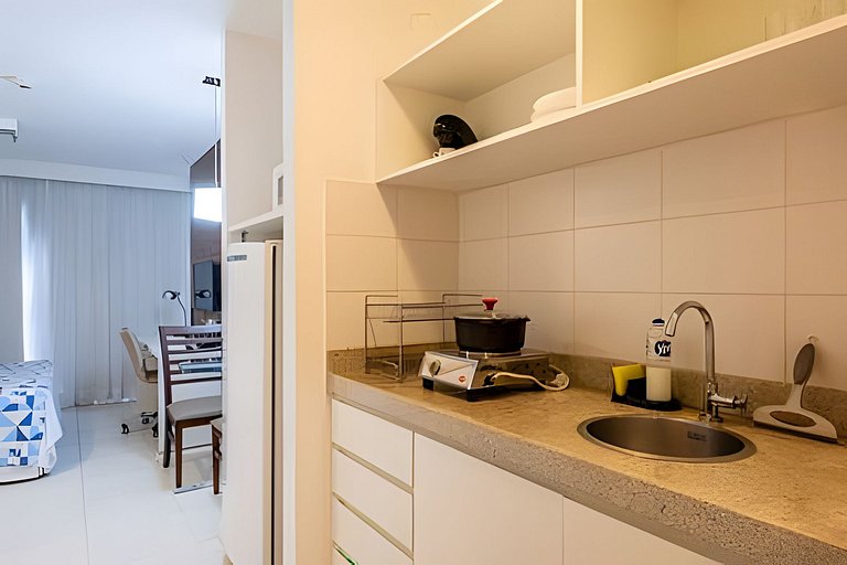 Flat fusion moderno 7 + garagem