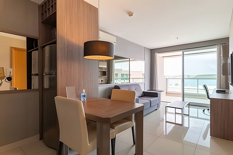 Flat de luxo - Brisas do lago + garagem.