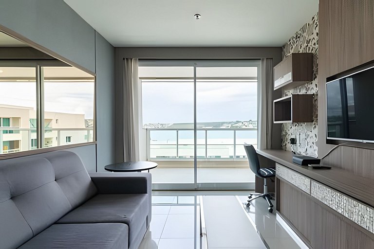 Flat de luxo - Brisas do lago + garagem.