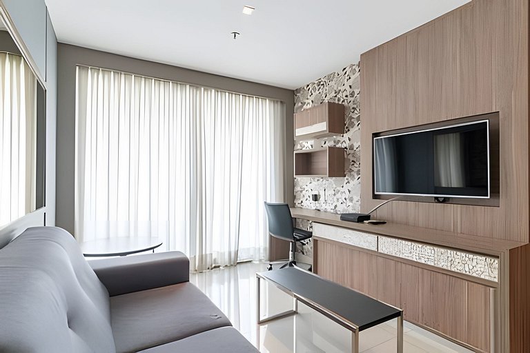 Flat de luxo - Brisas do lago + garagem.