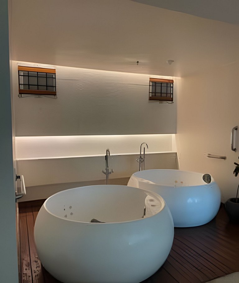 Flat de luxo - Brisas do lago + garagem.