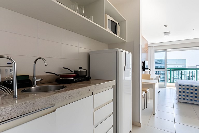 Flat moderno Vision + garagem.