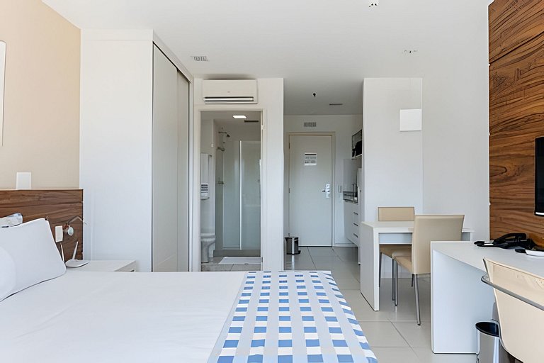 Flat moderno Vision + garagem.