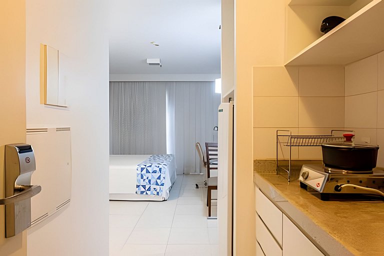 Flat moderno Fusion + garagem.