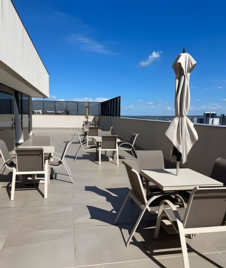 Flat moderno hotel Mercure líder
