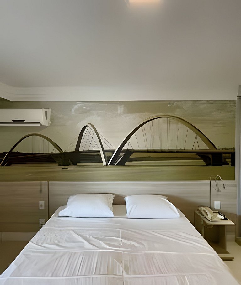 Flat moderno hotel Mercure líder