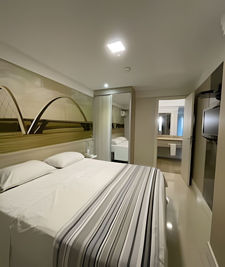 Flat moderno hotel Mercure líder