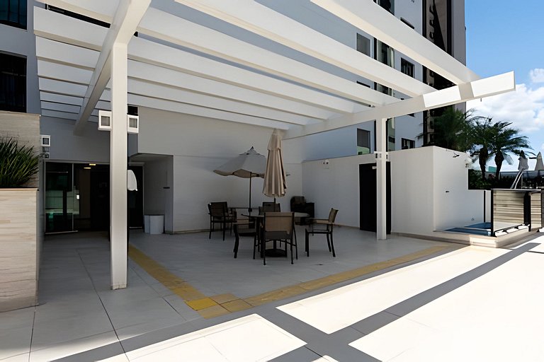 Flat moderno Hotel Athos bulcão.