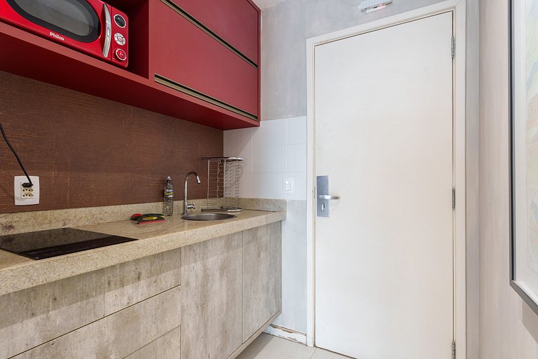 Flat moderno Fusion + garagem.