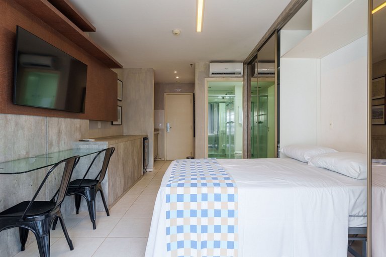 Flat moderno Fusion + garagem.