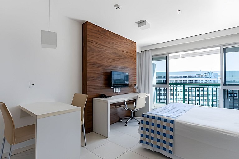 Flat Hotel Vision 6 º + garagem.