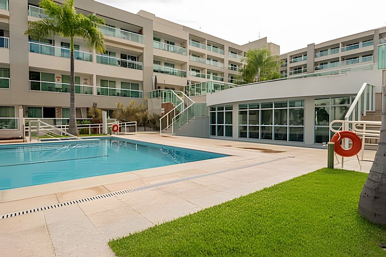 Flat de luxo com vista pro lago