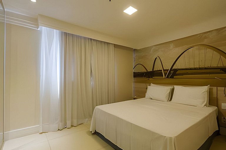 Flat moderno 15° Mercure líder.