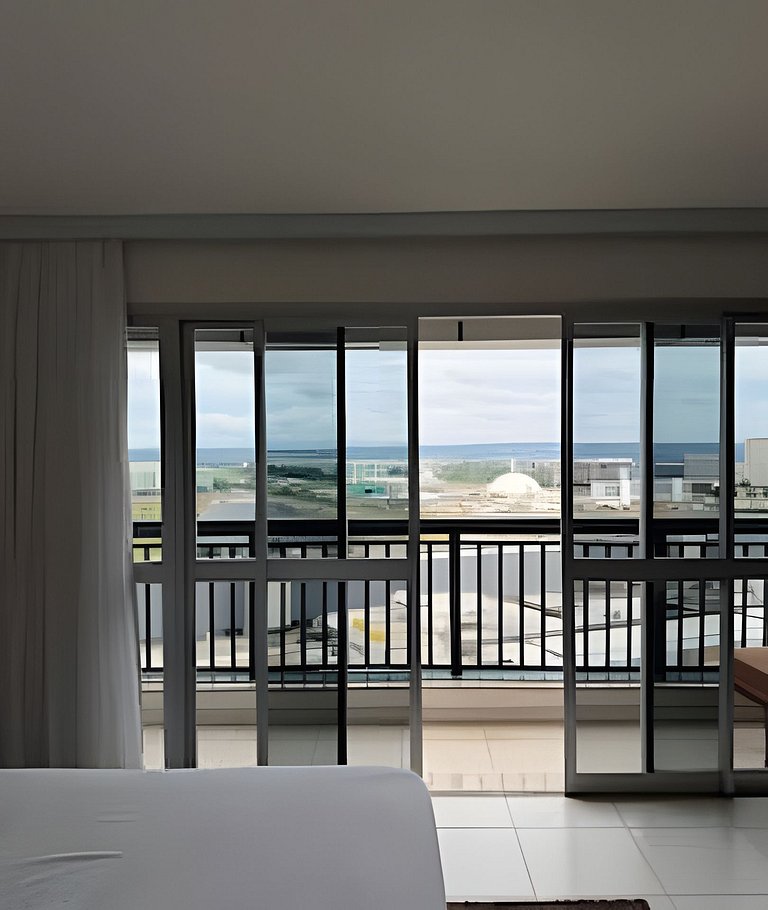 Flat com vista extraordinária 15º + garagem.