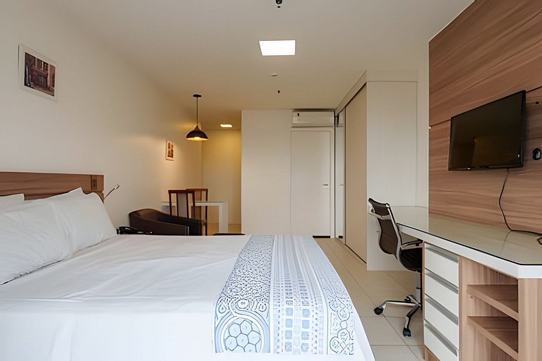 Flat moderno Hotel Fusion 11º + garagem.