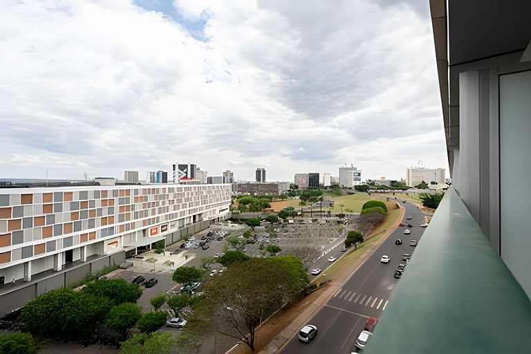 Flat moderno Hotel Fusion 11º + garagem.