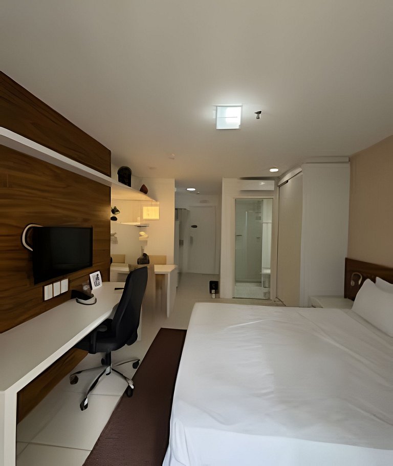 Flat moderno 4º Hotel vision + garagem.