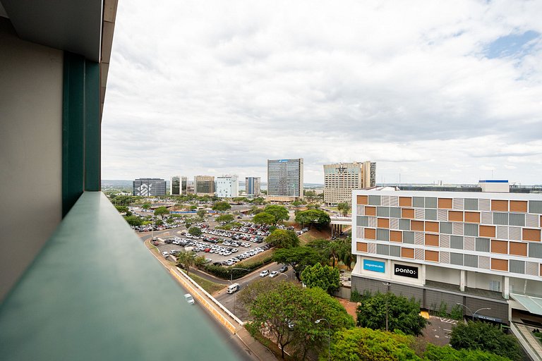 Flat moderno Hotel Fusion 9º + garagem.