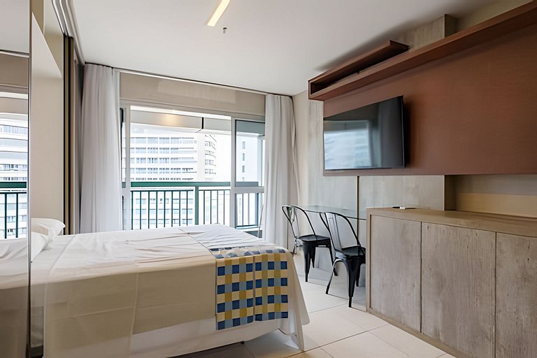 F1014 Flat moderno hotel Fusion 1014 + garagem.