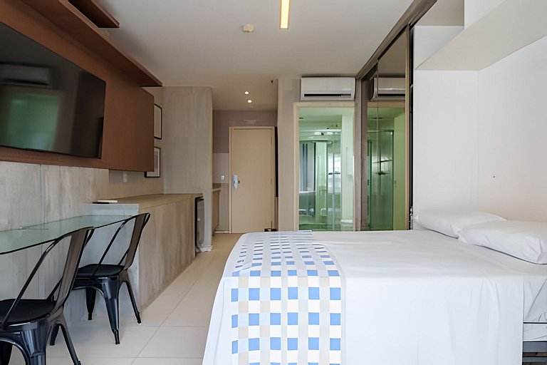 F1014 Flat moderno hotel Fusion 1014 + garagem.