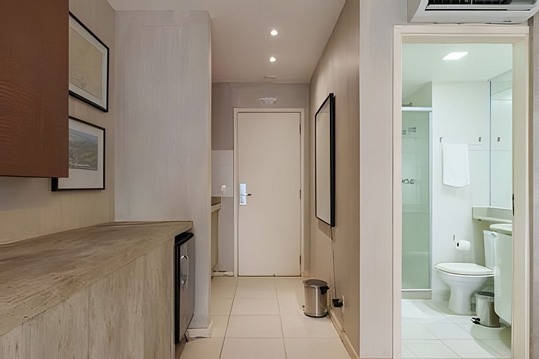 F1014 Flat moderno hotel Fusion 1014 + garagem.