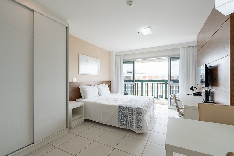 V510 flat moderno Hotel Vision + garagem.