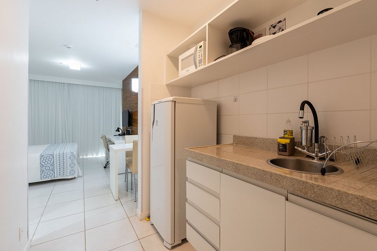V510 flat moderno Hotel Vision + garagem.