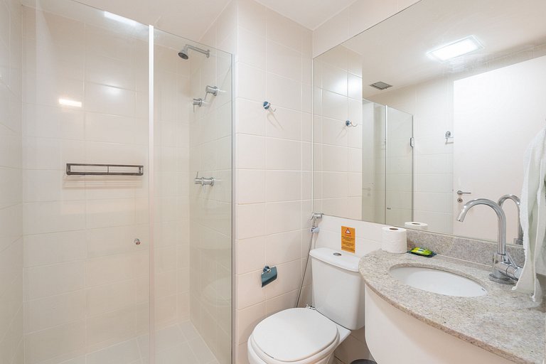 Flat moderno Hotel Fusion 9º + garagem.