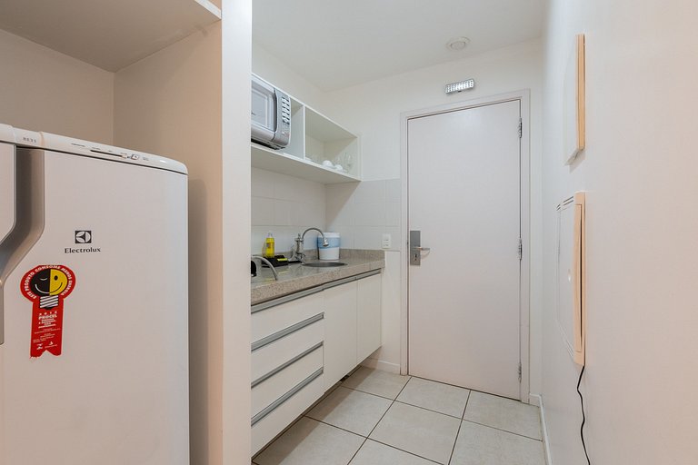 Flat moderno Hotel Fusion 9º + garagem.