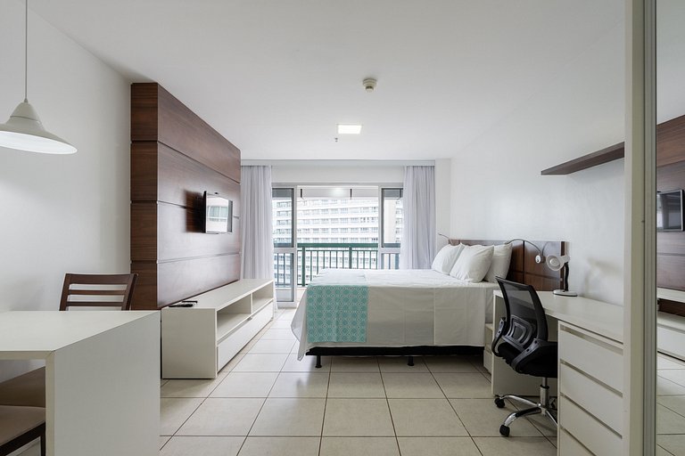 Flat moderno Hotel Fusion 11º + garagem.