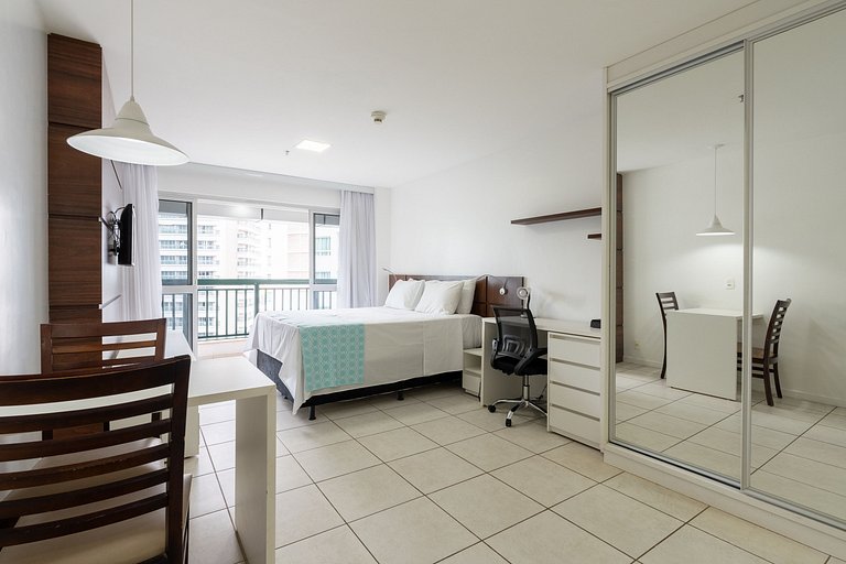 Flat moderno Hotel Fusion 11º + garagem.