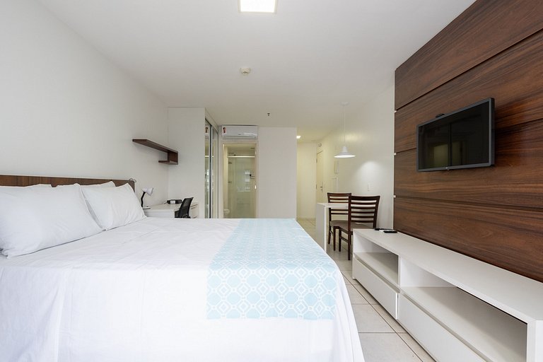 Flat moderno Hotel Fusion 11º + garagem.