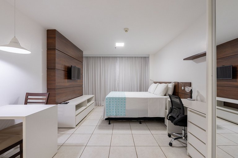 Flat moderno Hotel Fusion 11º + garagem.