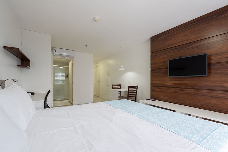 Flat moderno Hotel Fusion 11º + garagem.