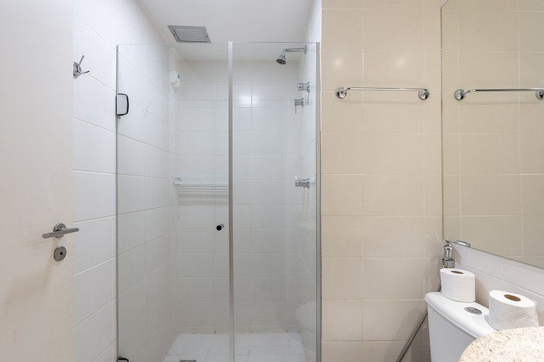 Flat moderno Hotel Fusion 15° + garagem.