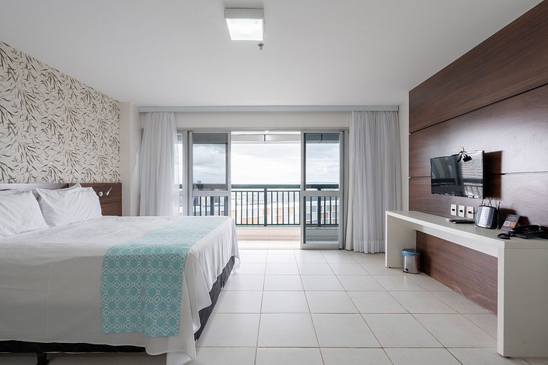 V906 Flat moderno Hotel Vision + garagem.