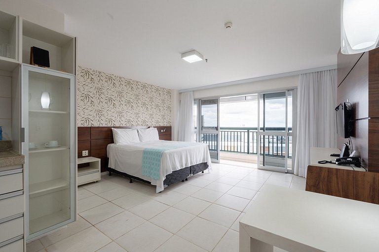 V906 Flat moderno Hotel Vision + garagem.