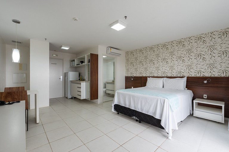 V906 Flat moderno Hotel Vision + garagem.