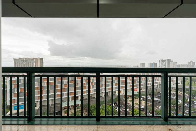 V906 Flat moderno Hotel Vision + garagem.