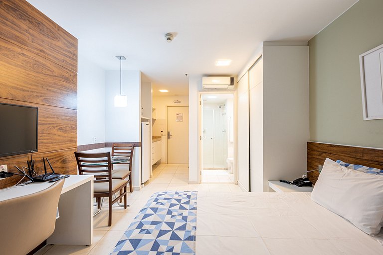 Flat moderno Hotel fusion 2º + garagem.