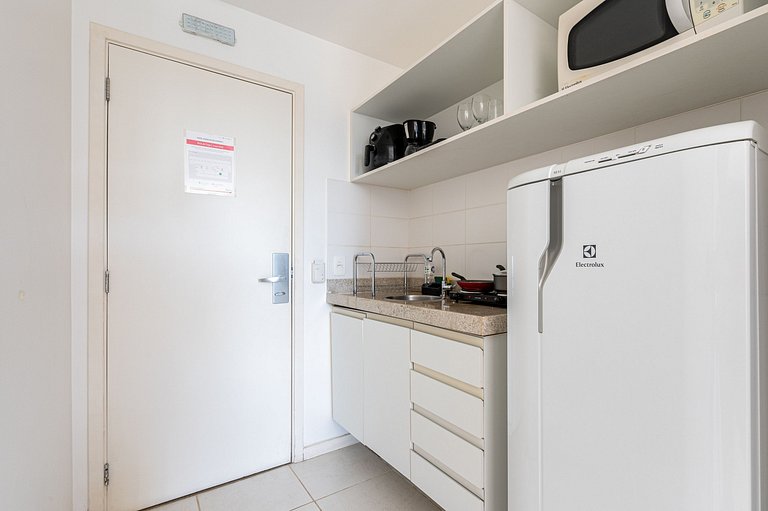 V1421 flat moderno Hotel Vision + garagem.