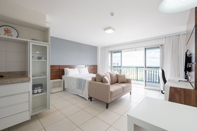 Flat com vista extraordinária 15º + garagem.