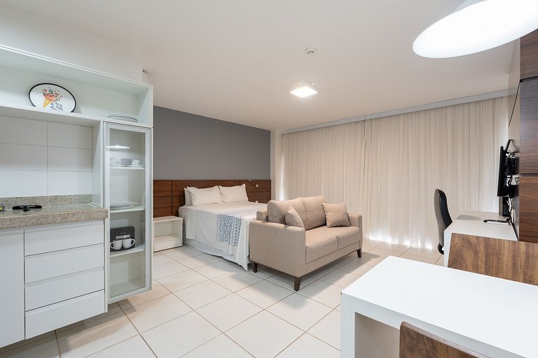 Flat com vista extraordinária 15º + garagem.