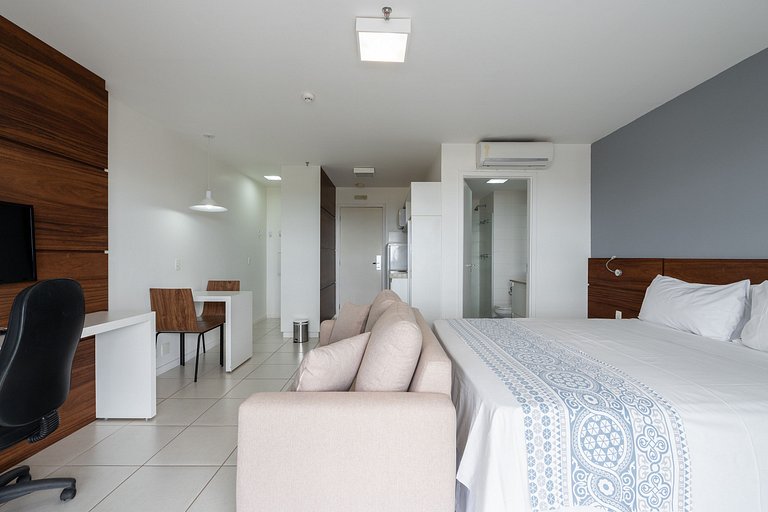 Flat com vista extraordinária 15º + garagem.