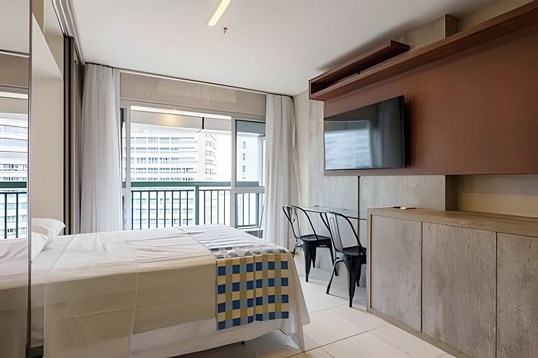 F1614 Flat moderno Hotel Fusion + garagem.