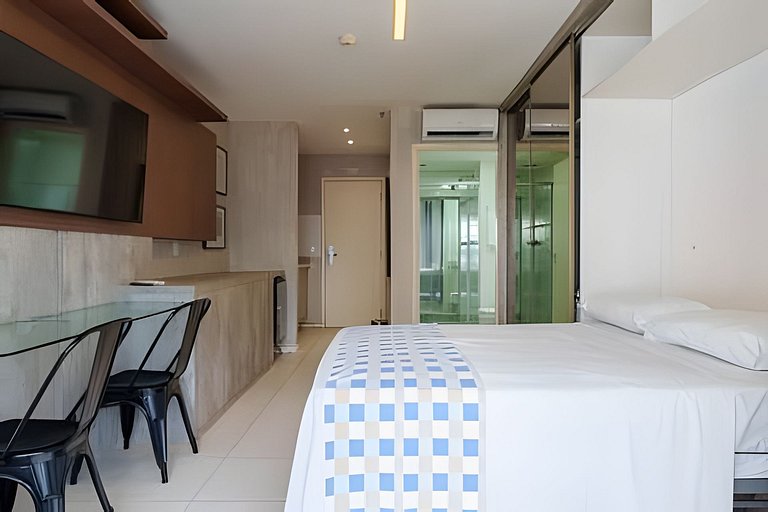 F1614 Flat moderno Hotel Fusion + garagem.