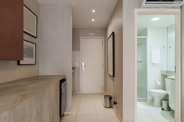 F1614 Flat moderno Hotel Fusion + garagem.