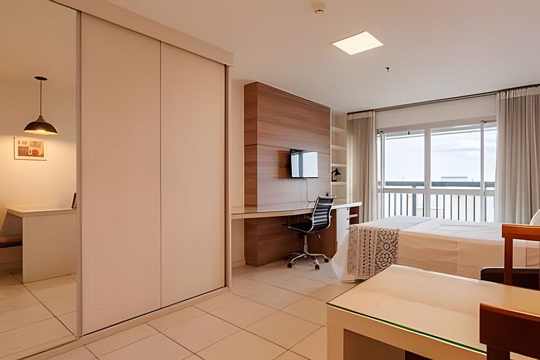 F1614 Flat moderno Hotel Fusion + garagem.