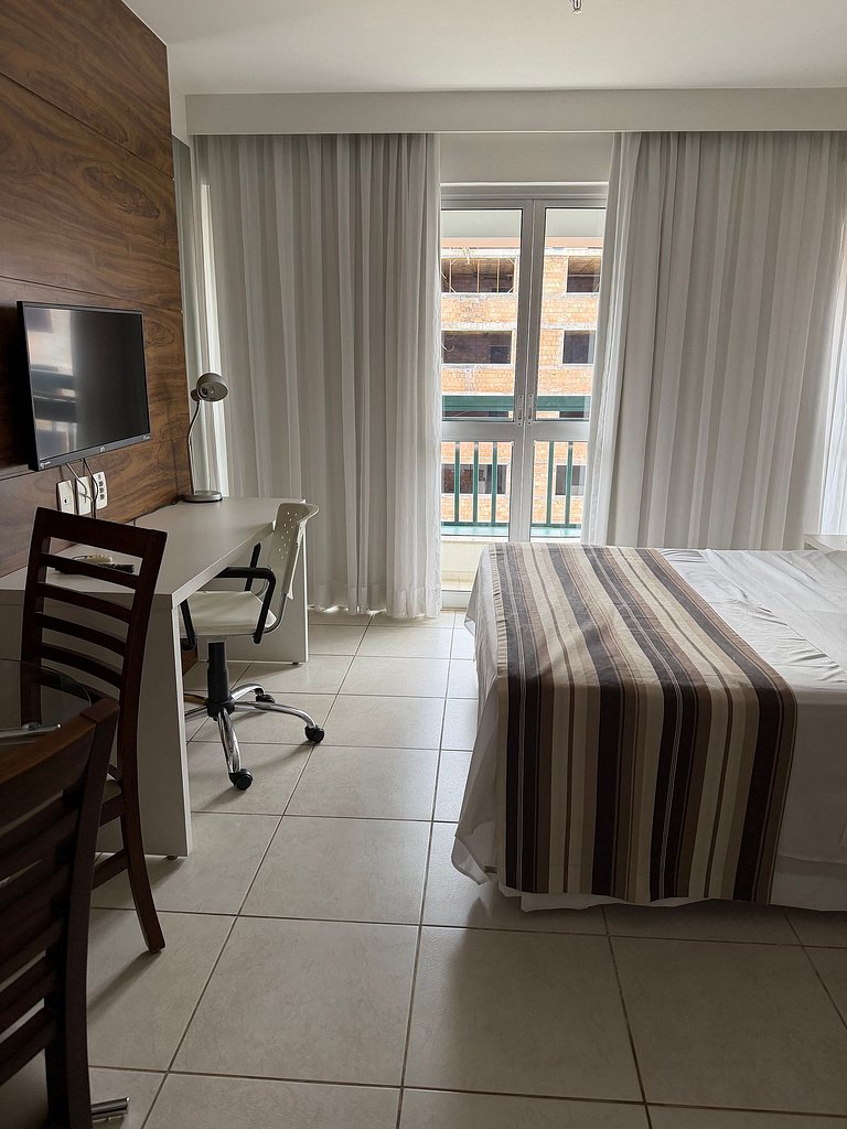 Flat hotel Vision de luxo 5º + garagem.